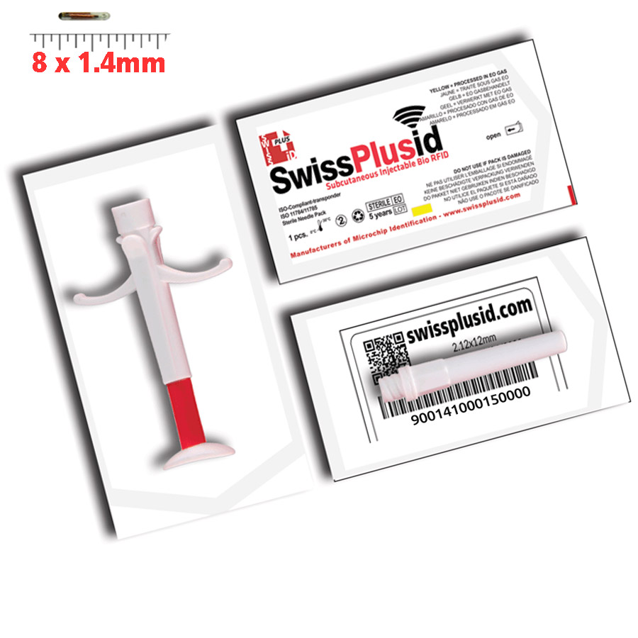 8mm Bio Glass ISO FDX-B Microchip "Less Waste" Cannula Packs